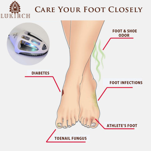 shoe uv deodorizer care your foot closely